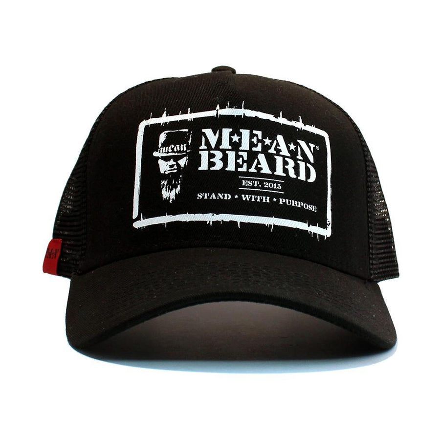 MEAN BEARD Stand with Purpose Adjustable Trucker Hat